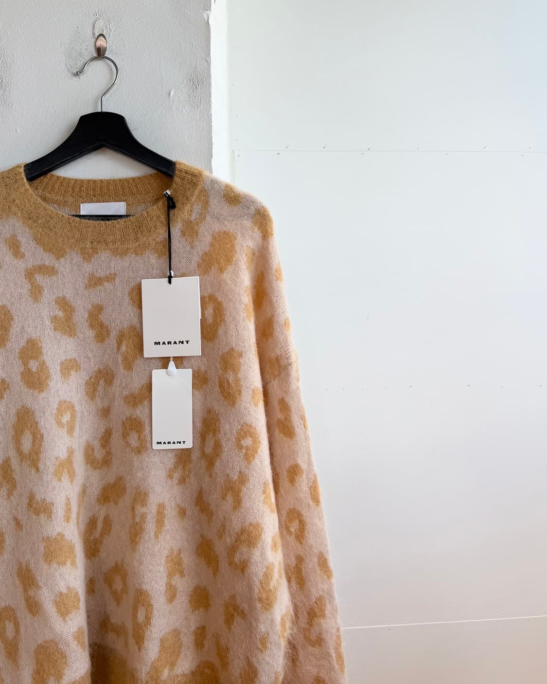 이자벨 마랑 옐로우 테비 와일드 자카드 니트 상품이미지5