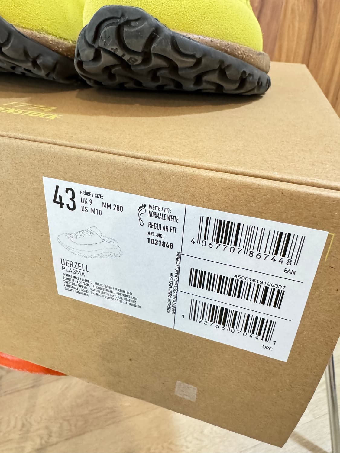 Thibo 버켄스탁 1774 Uerzell Plasma 43사이즈 상품이미지2