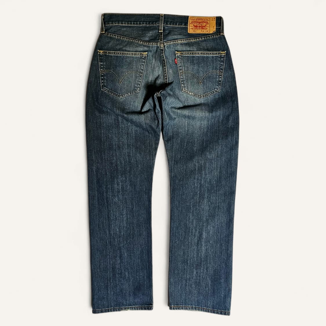 [34X32][리바이스]00's 오리지널 스트레이트 페이드워시드 데님 상품이미지2