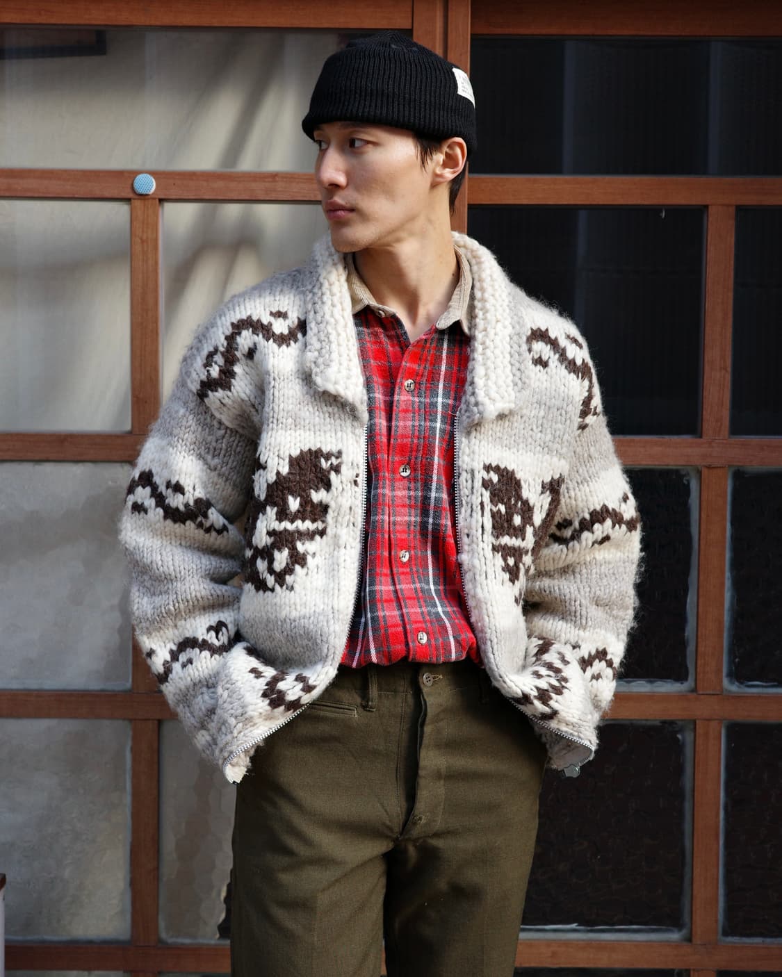 vintage cowichansweater jacket 상품이미지6