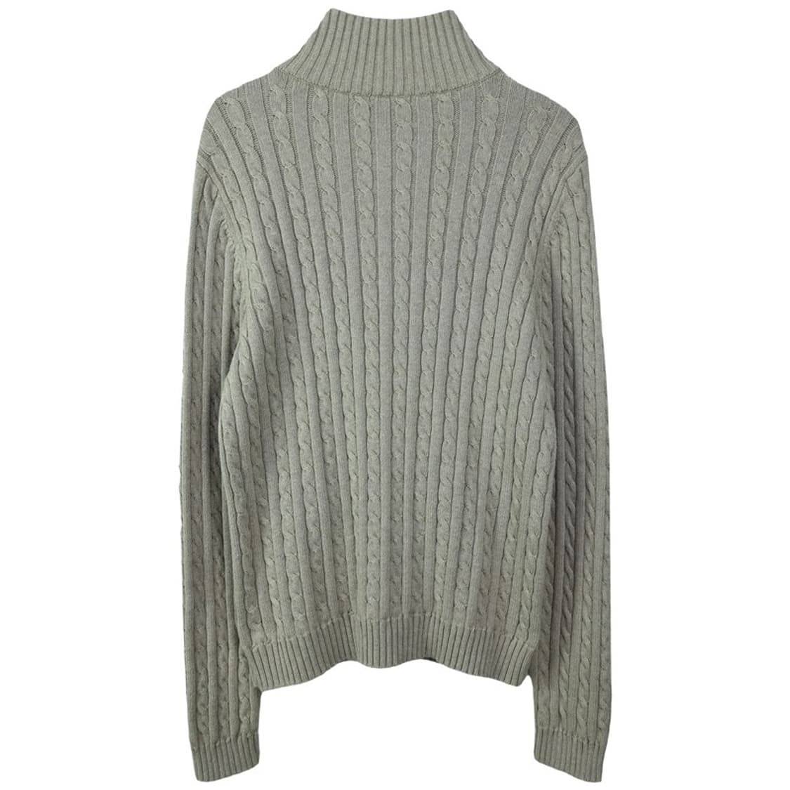 [폴로 랄프로렌] 케이블 꽈배기 하이넥 니트 집업 가디건 M19743 상품이미지3