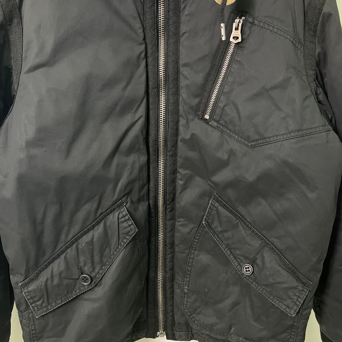 00's 디젤 N2B 밀리터리 플라이트 점퍼 XL 상품이미지6