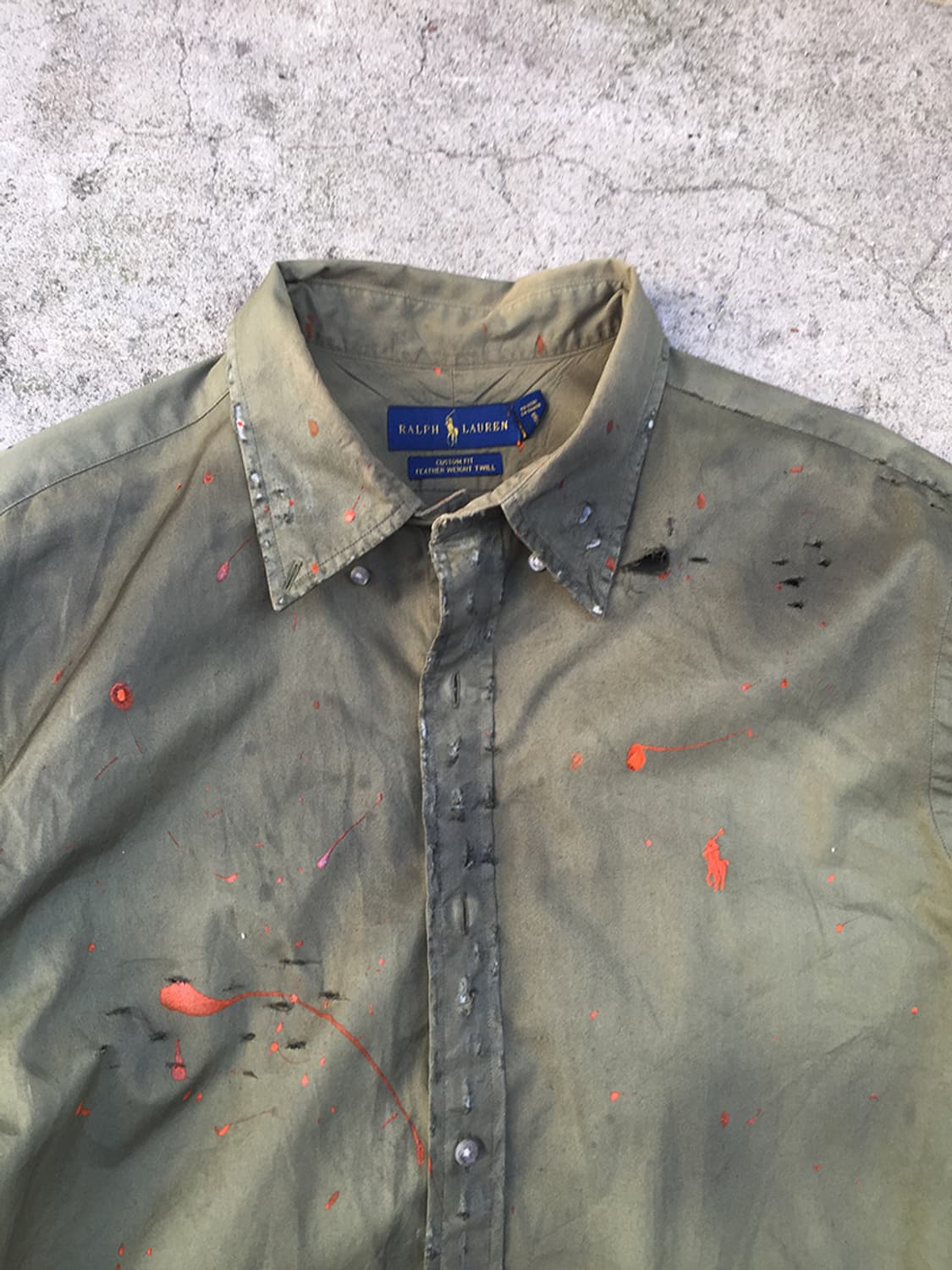 POLO RALPH LAUREN PAINT SPLASH SHIRT 상품이미지2