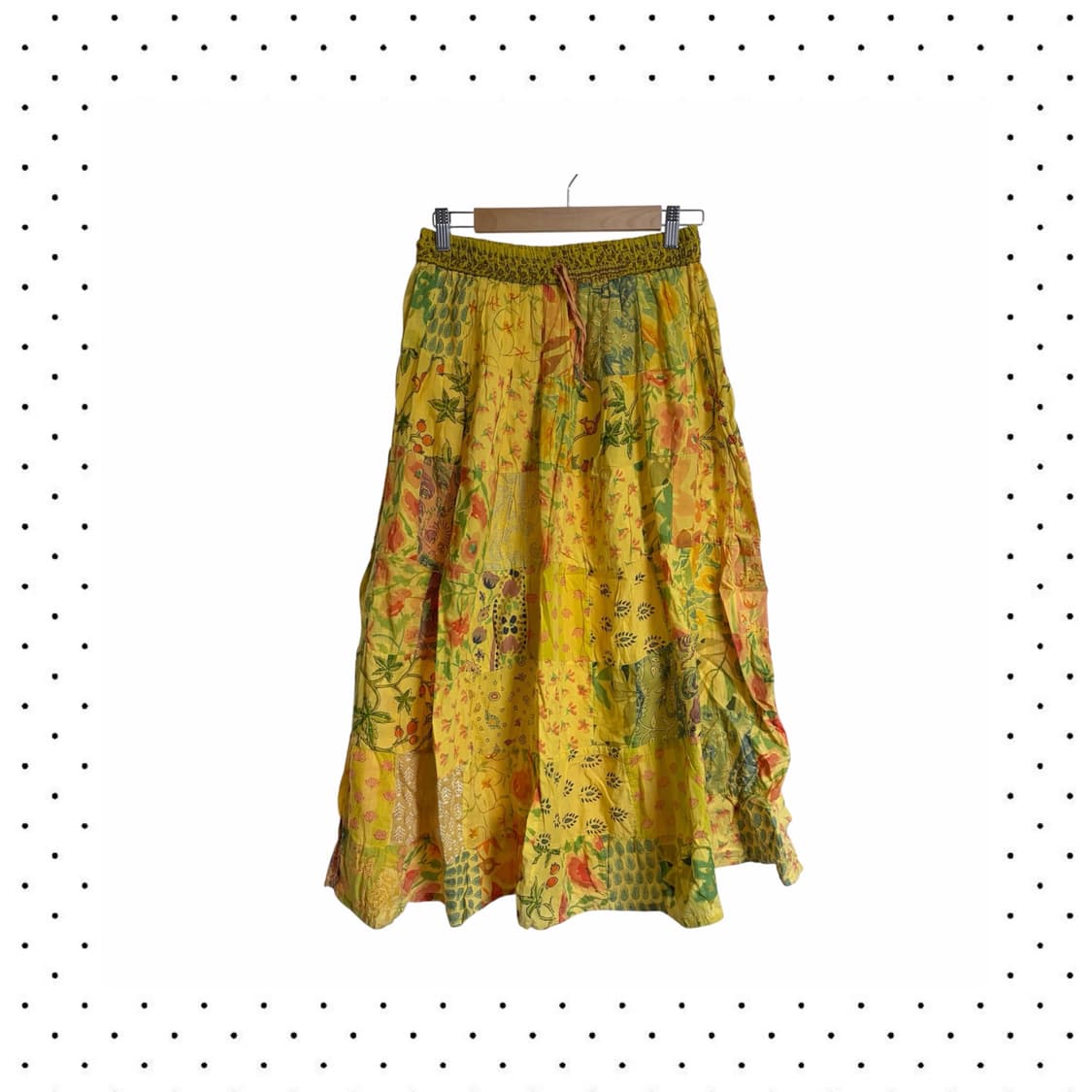 패치워크 스커트 상품이미지2