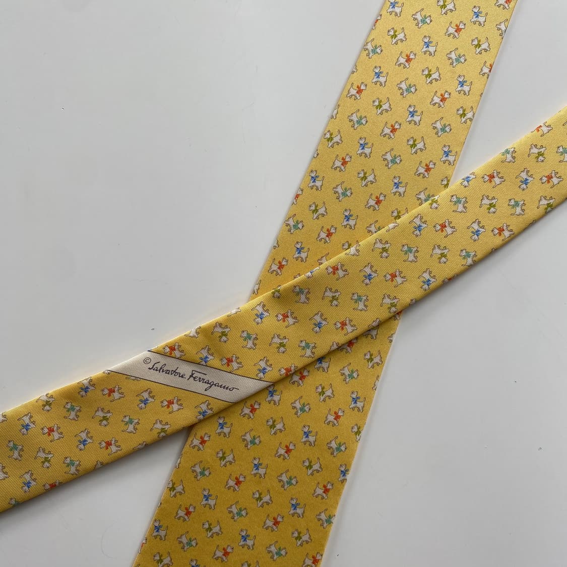 페레가모(Ferragamo) 명품 정품 넥타이 8.7cm 상품이미지4