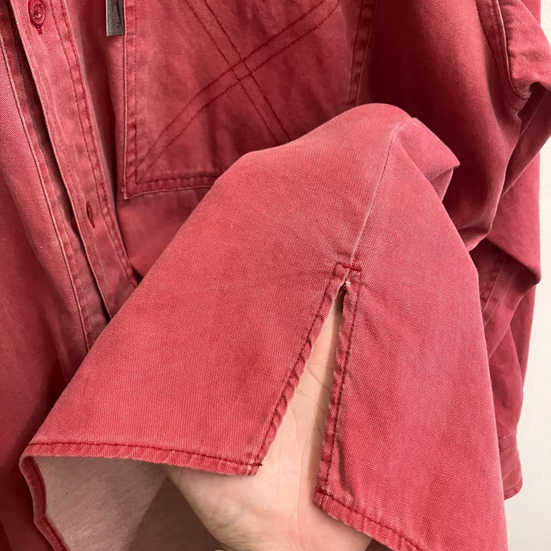 N75 리복 빈티지 워싱셔츠 상품이미지7