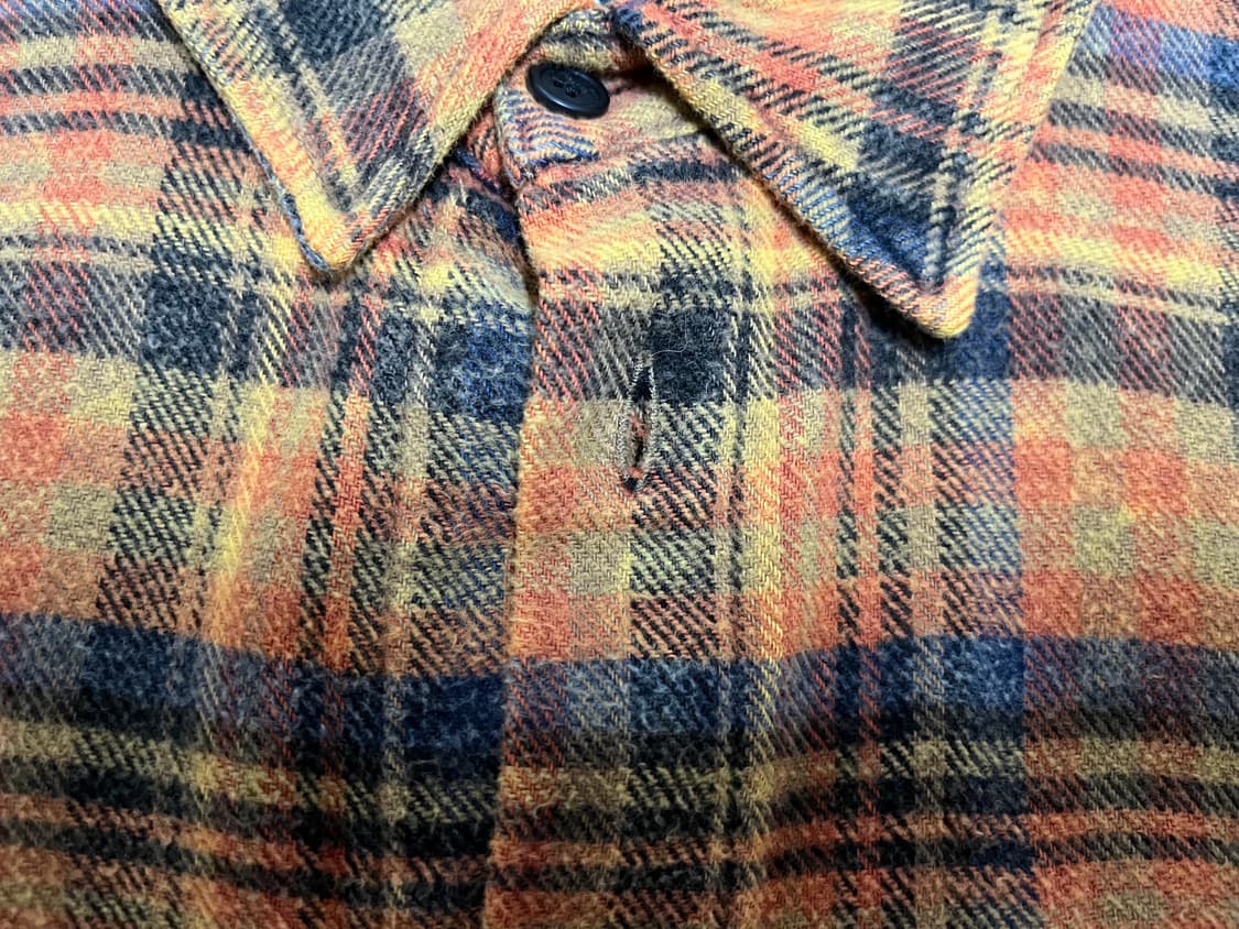 ZARA 체크 남방 L 상품이미지3