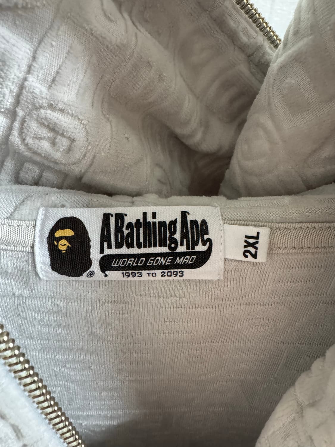 베이프 럭스 샤크 후드 집업 2XL 상품이미지4