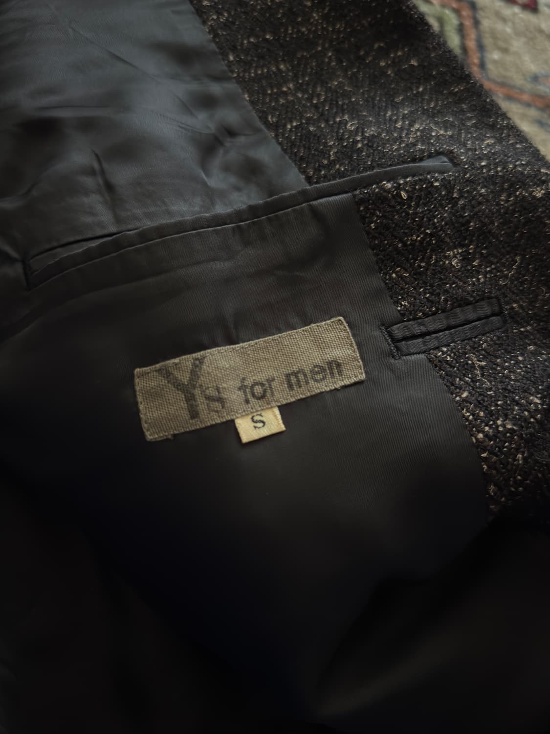 80s Y's for men Tweed blazer 상품이미지9