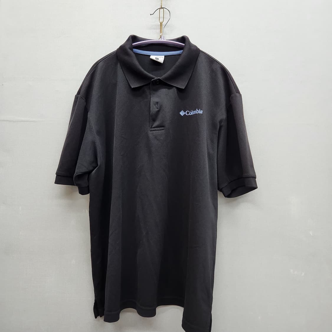 콜롬비아 로고자수 기능티 반팔카라 XL(XL) 남여공용 상품이미지1