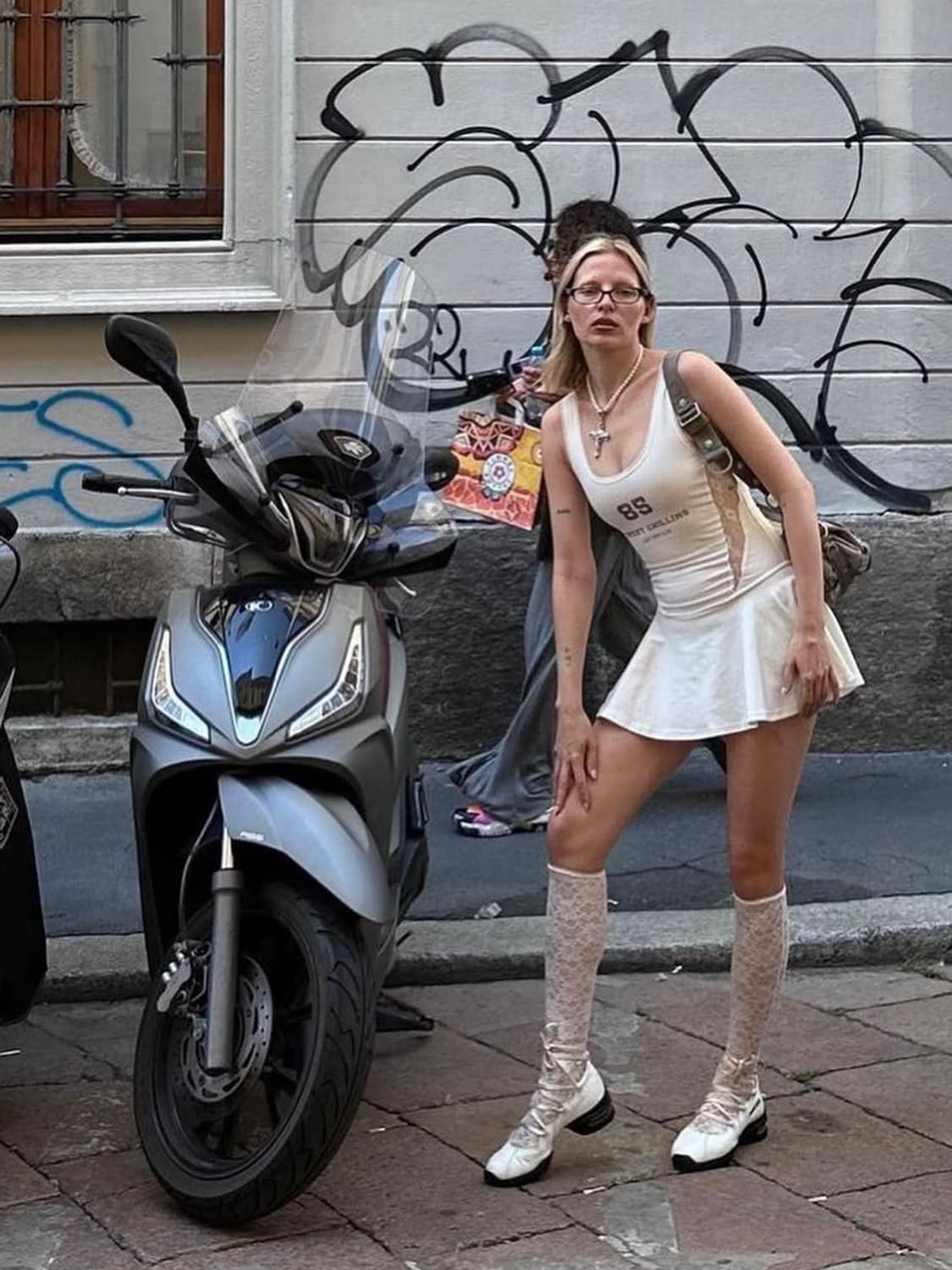 스윗칠링 화이트 원피스 xs 상품이미지2