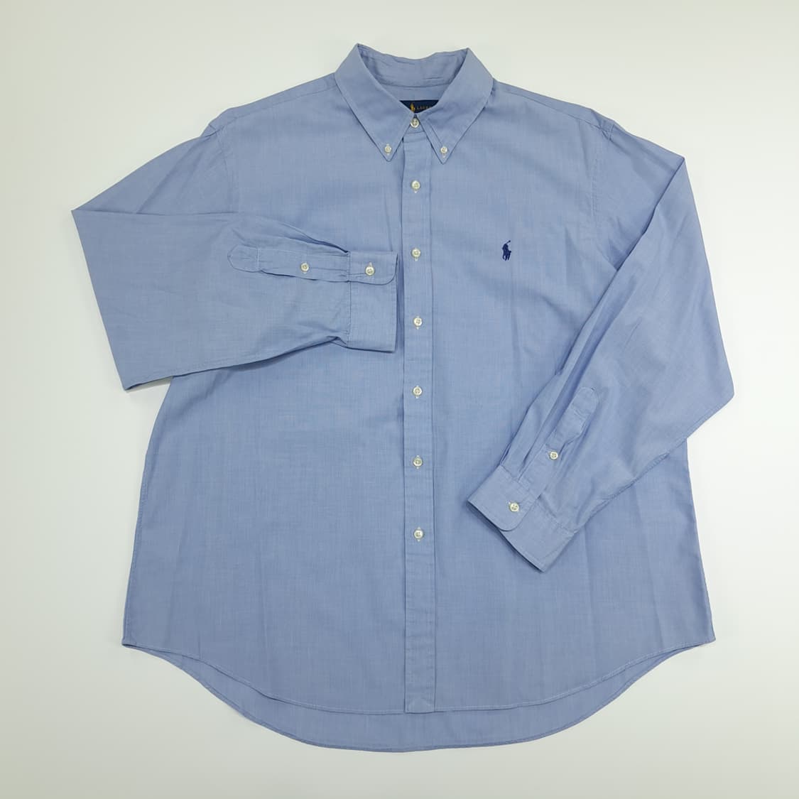 CN721 2XL 폴로 랄프로렌 블루 긴팔 셔츠 남방 상품이미지2