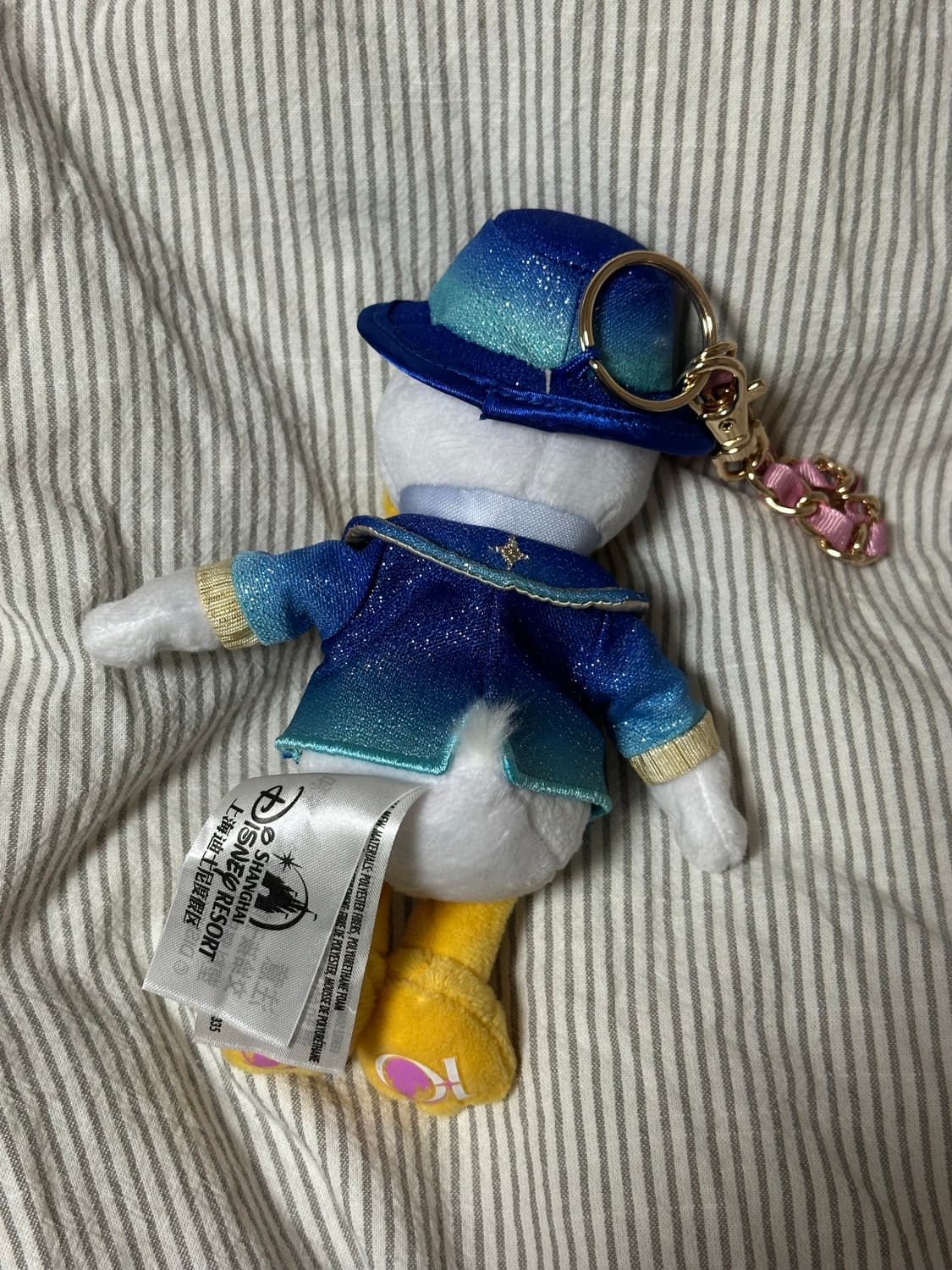 상하이 디즈니랜드 10주년 한정판 도날드덕 인형 키링 상품이미지2