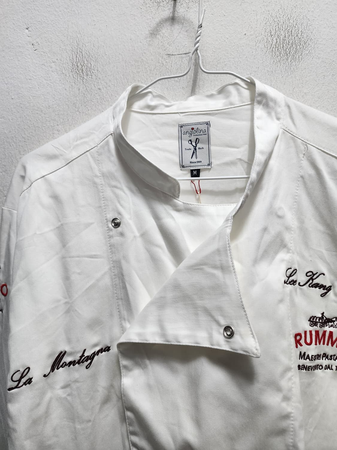 (새상품) angiolina 요리사용 자켓 상품이미지5