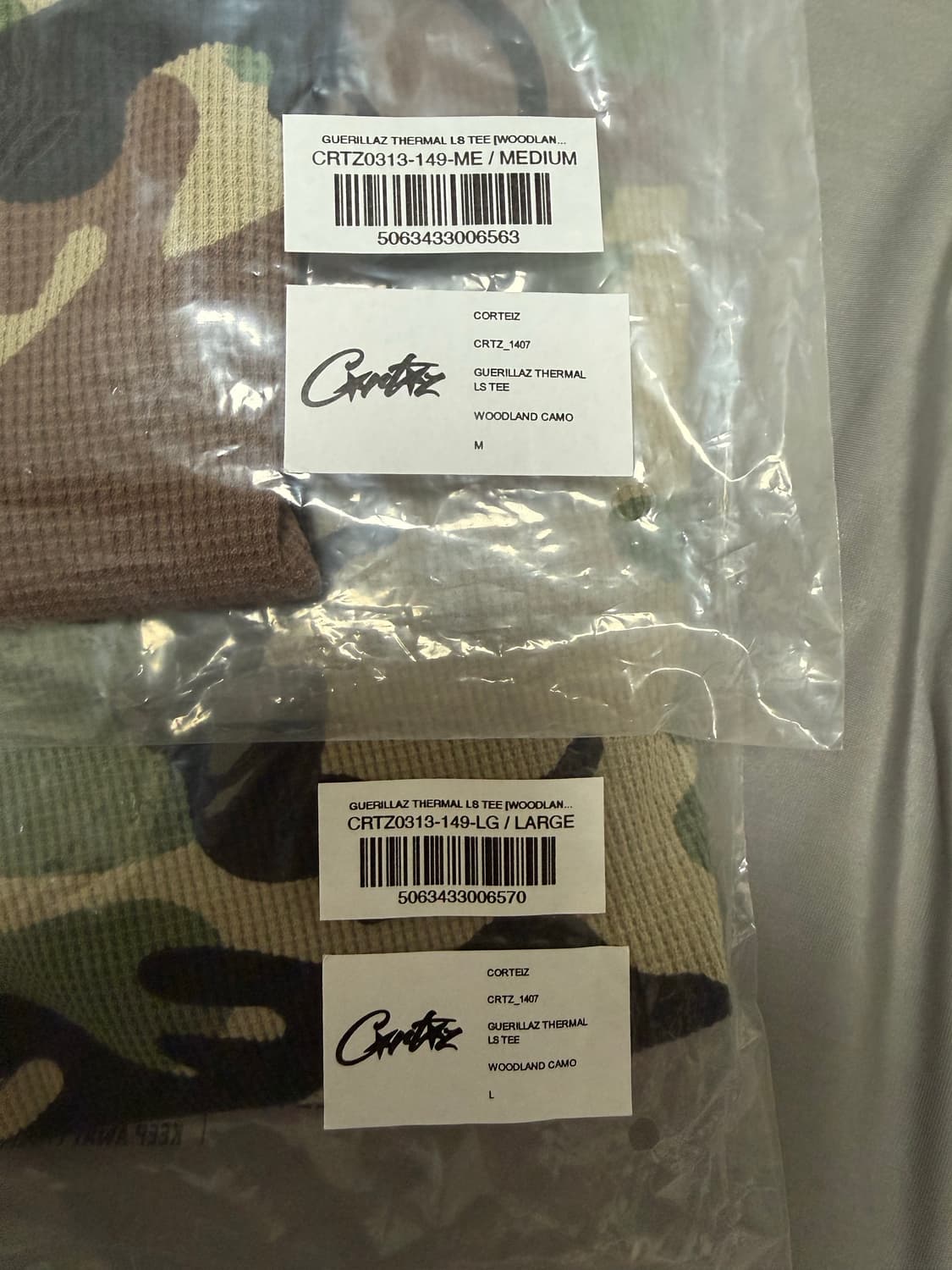 코르테이즈 써멀 롱슬리브 카모 M 상품이미지4