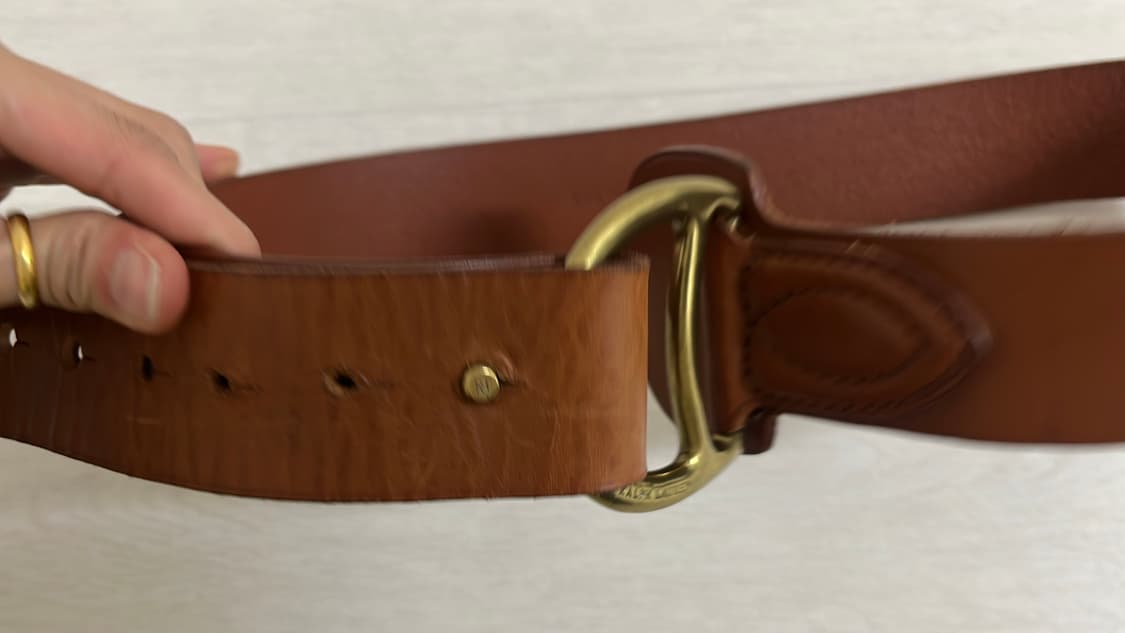 폴로랄프로렌 통가죽벨트 정품 상품이미지6