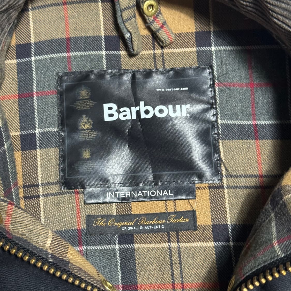 36 바버 인터네셔널 블랙 왁스자켓 상품이미지4