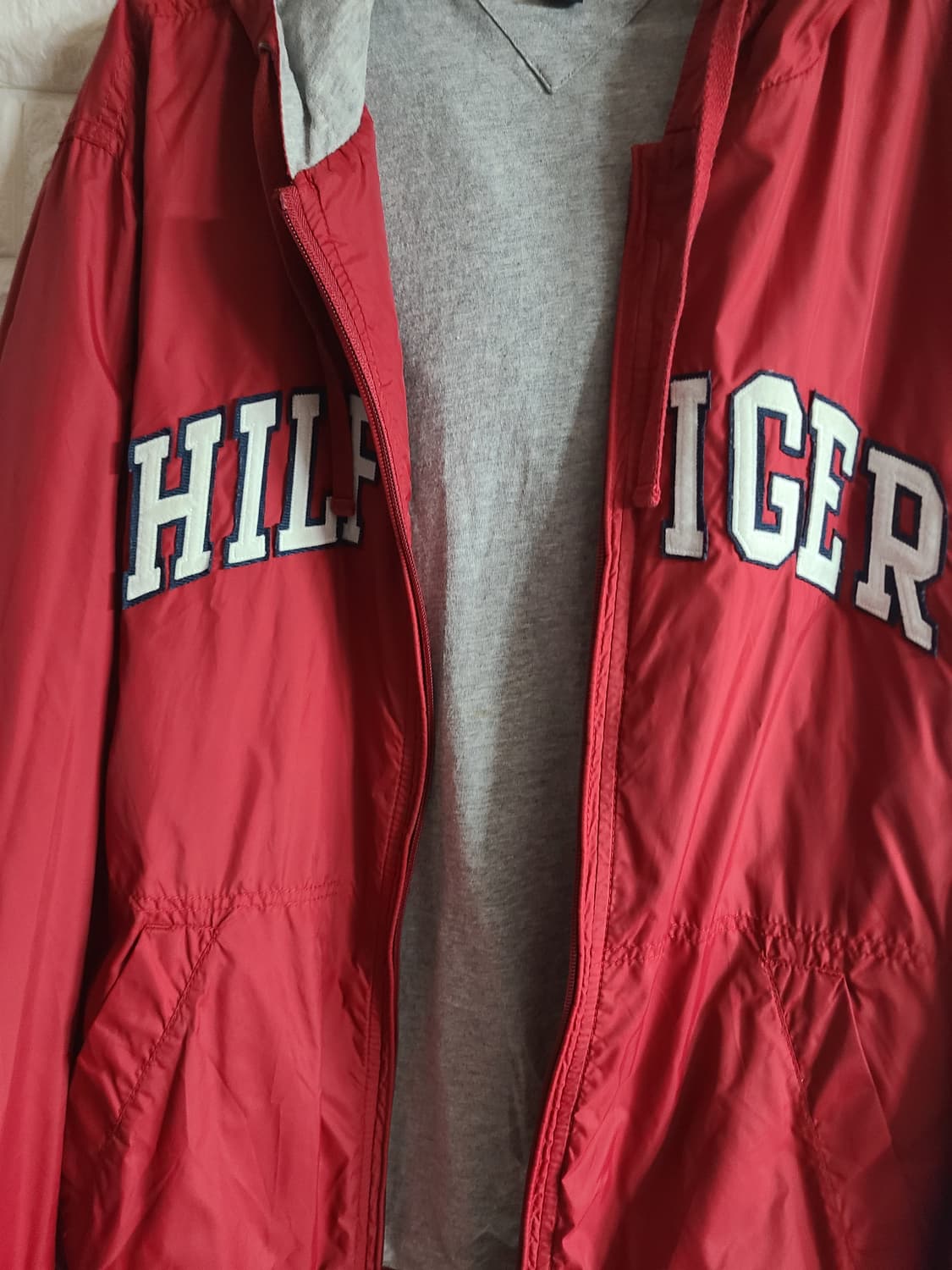 타미힐피거 레드 후드 집업(실100) 상품이미지6