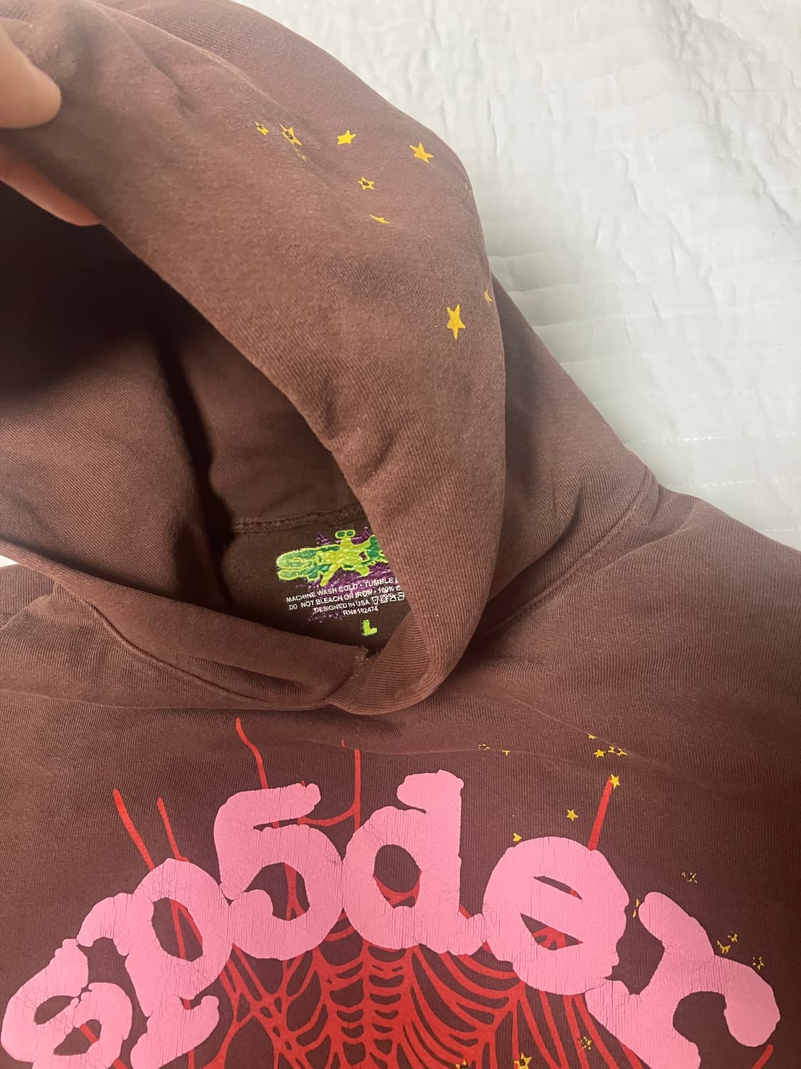 스파이더 후드티 (파워정품) 상품이미지3