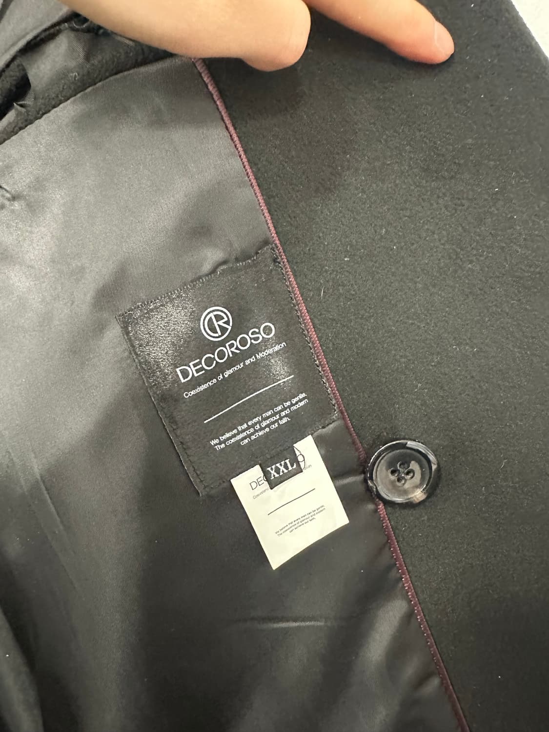 데꼬로소 로브 더블코트 상품이미지3