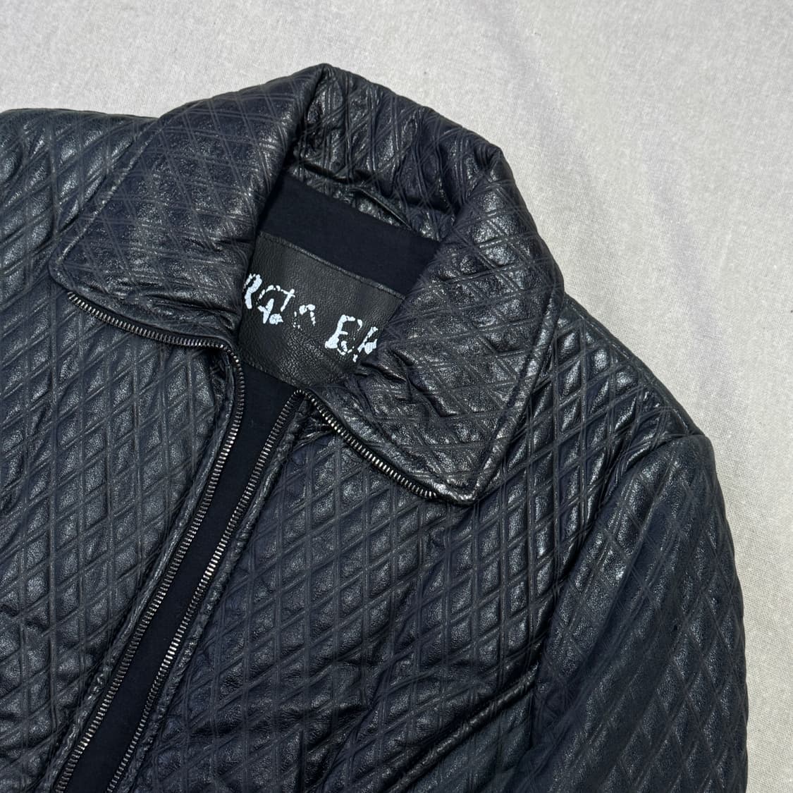 조르지오 브라토 퀼팅 레더자켓 42 상품이미지2