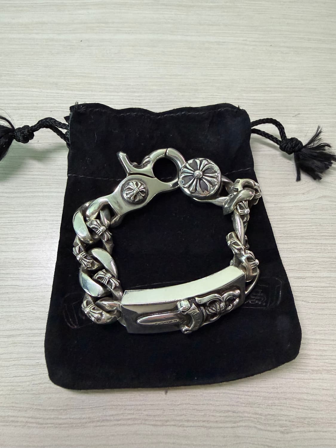 크롬하츠 대거id 팬시 클립 팔찌 상품이미지1