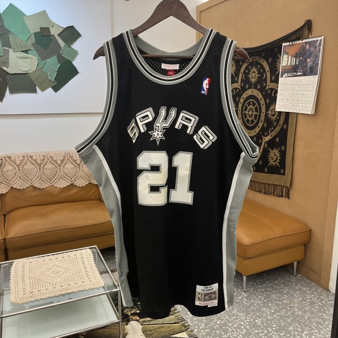미첼엔네스 NBA 챔피온 샌안토니오 스퍼스 나시 XL C11424 상품이미지3