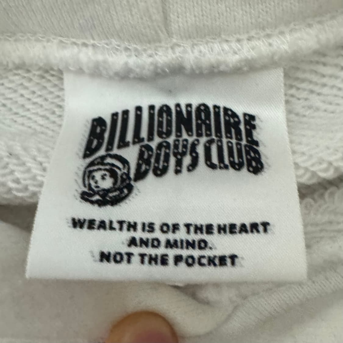 빌리어네어보이즈클럽 커브로고 후드티 상품이미지4