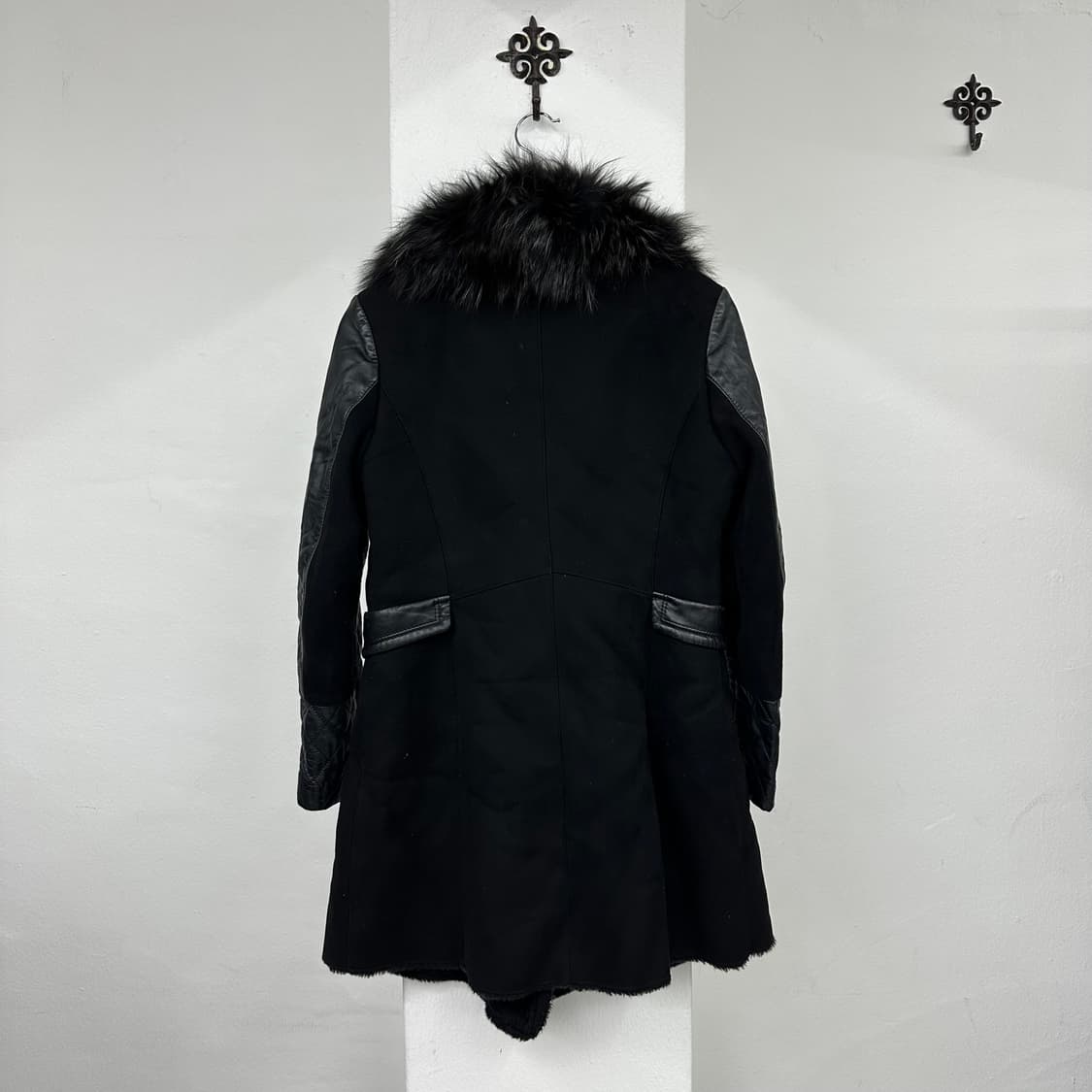 Fox fur sheepskin leather jacket  상품이미지2