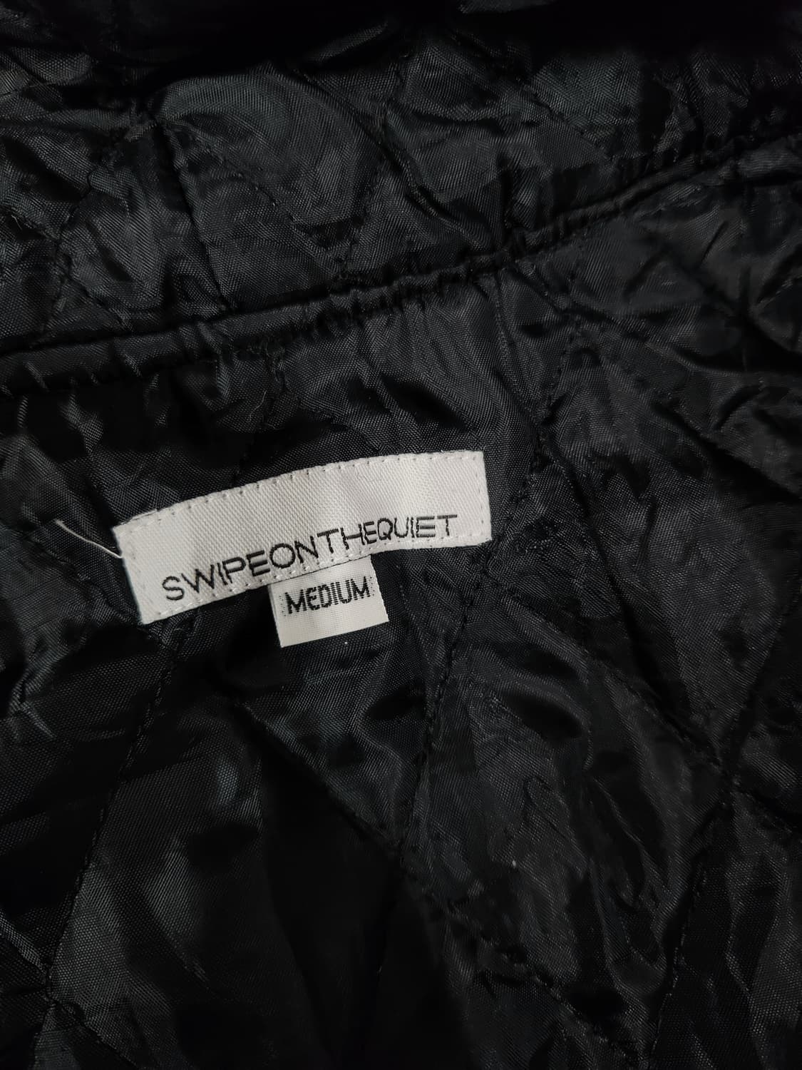 SWIPEONTHEQUIET 기하학 패치 후드 재킷 상품이미지6