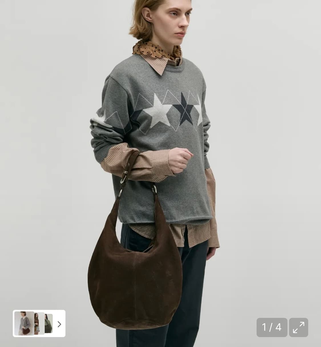 마지셔우드 펌킨백 라지 _ hush nubuck 상품이미지1