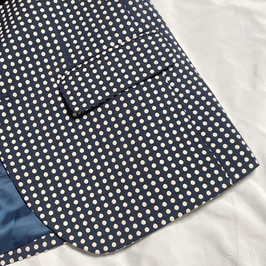 구찌 네이비 도트패턴 블레이저 자켓 상품이미지7