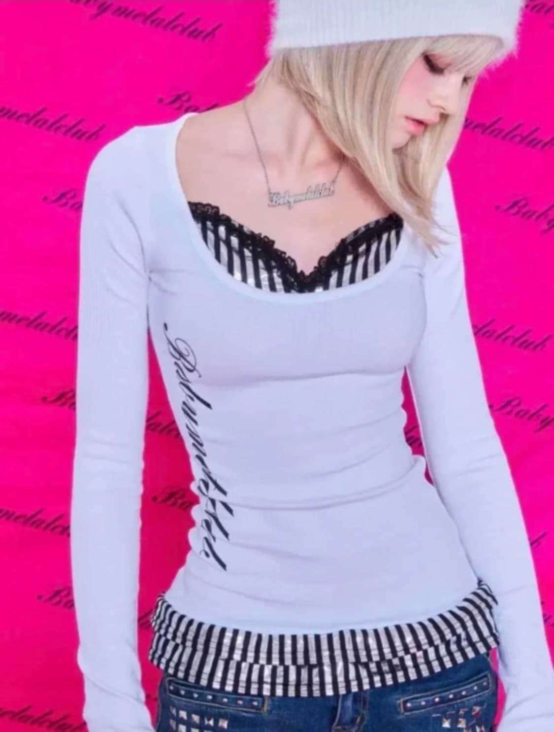 babymetalclub 디스코 프릴 탑 상품이미지1