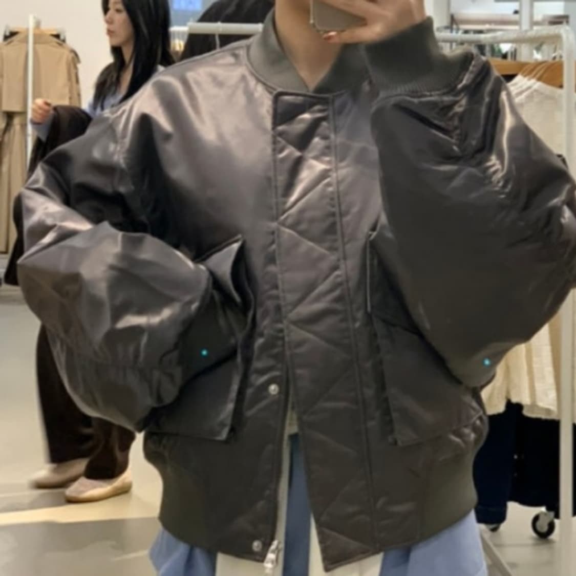 앤아더 항공점퍼 자켓 패디드 보머자켓  상품이미지1