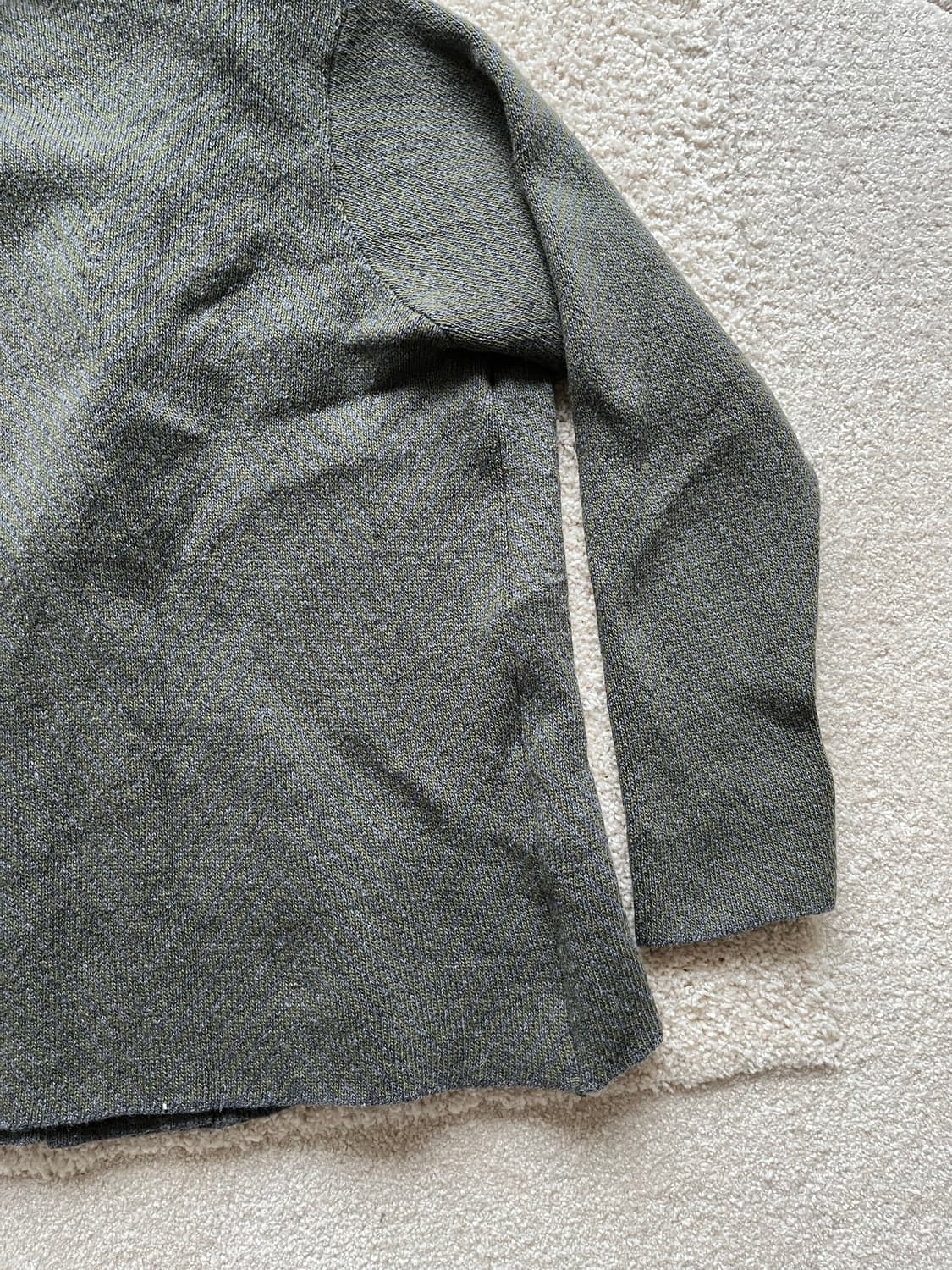 아틀리에 프란세 드 콩페시옹 캐시미어 숄카라 가디건 (100) 상품이미지9