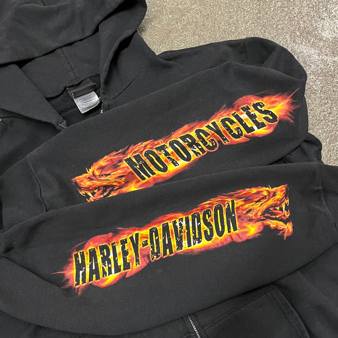 할리데이비슨 플레임 후드 집업 (105) 상품이미지2