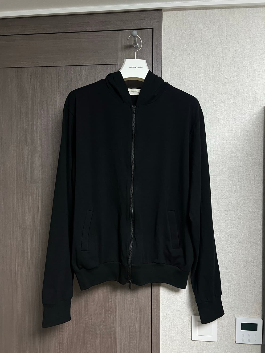 하프시코드 유니폼 후드집업 블랙 3 상품이미지4