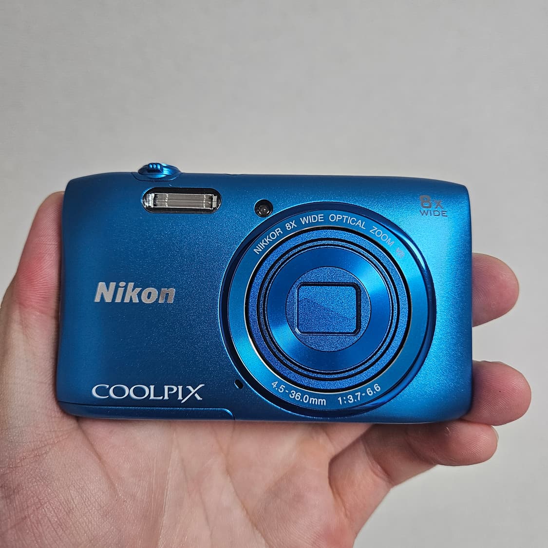 [민트급 박스셋] (에스파 윈터 디카) 니콘 쿨픽스 S3600 블루 디카 상품이미지1
