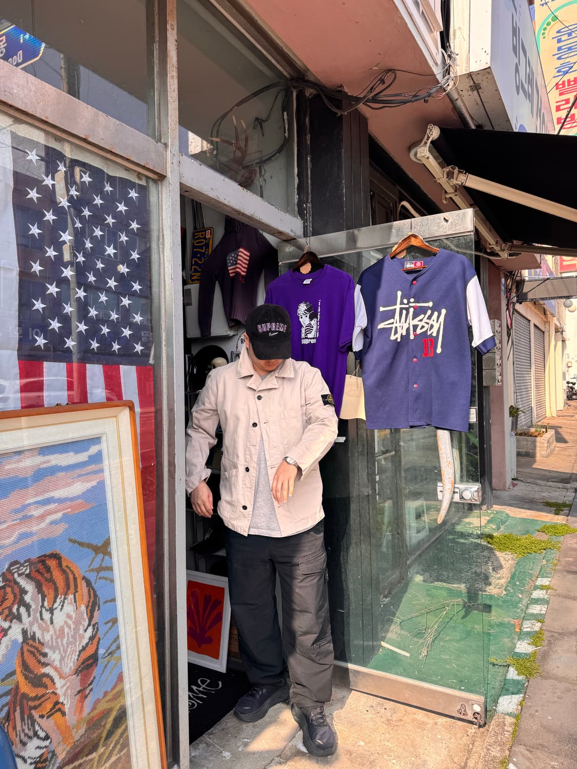 한글 정품)스톤아일랜드 구형 자켓 105 상품이미지1