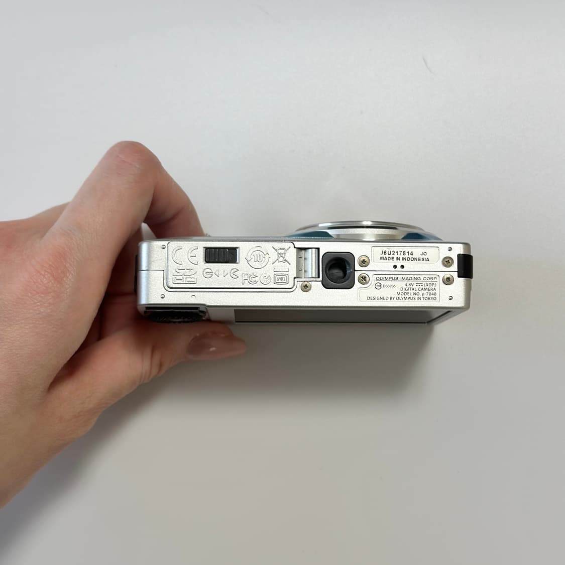 희귀풀박!) Olympus 7040 올림푸스 뮤 7040 스카이 블루 상품이미지6