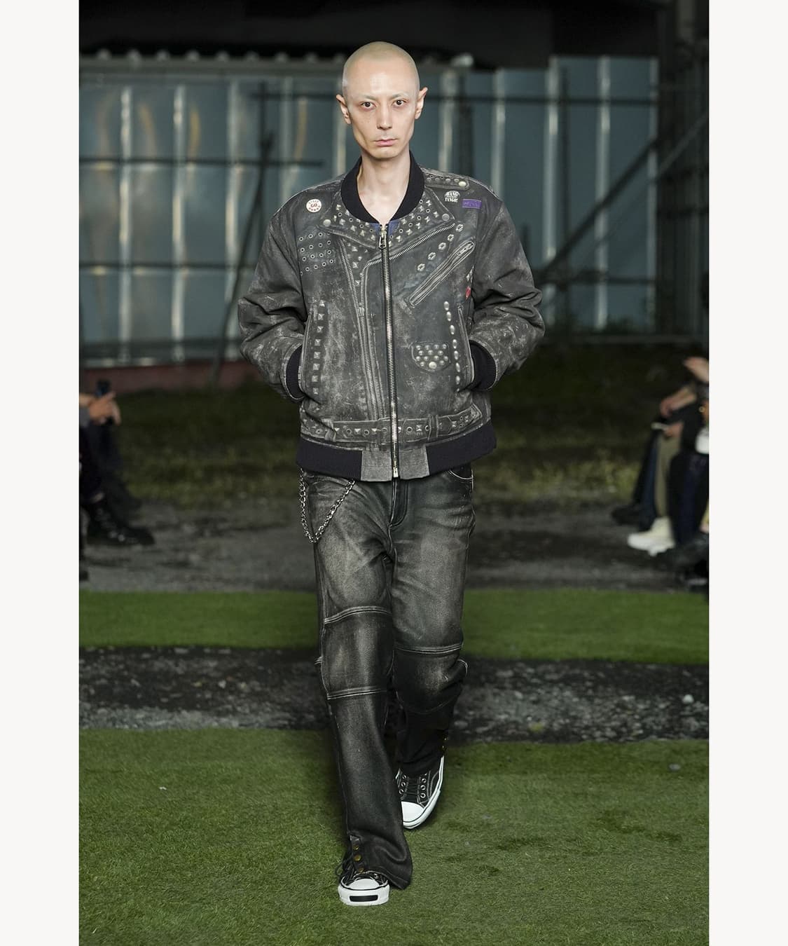 [L] 카미야 트롱 프 뢰유 프린트 자켓 상품이미지2