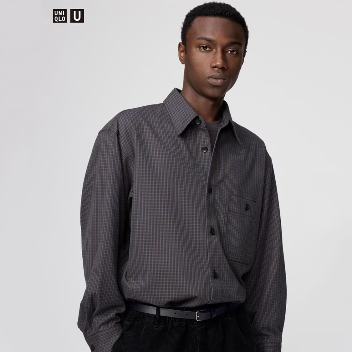 유니클로u 체크셔츠 상품이미지1
