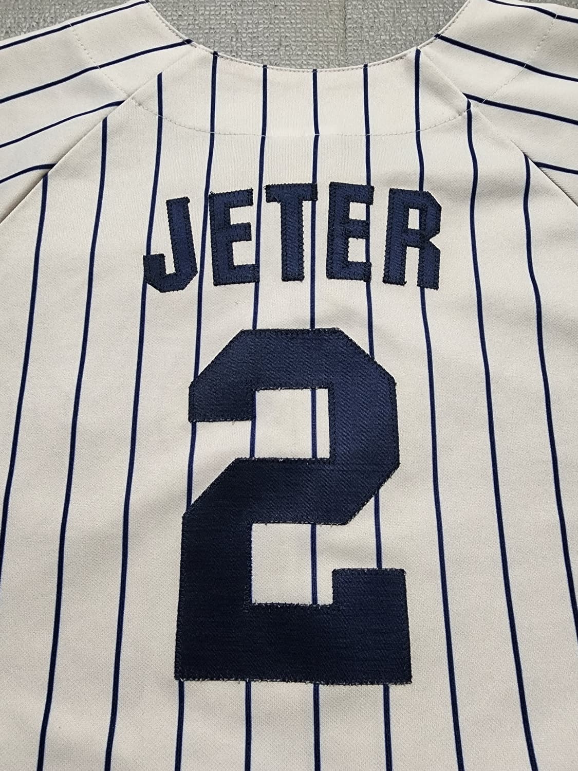 빈티지 마제스틱 뉴욕 양키스 데릭지터 야구 유니폼 져지 상품이미지7