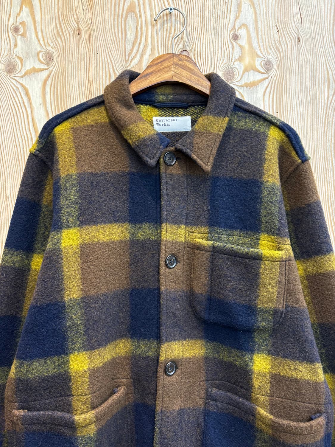 Universal Works 플래드 플리스 필드 자켓 상품이미지2