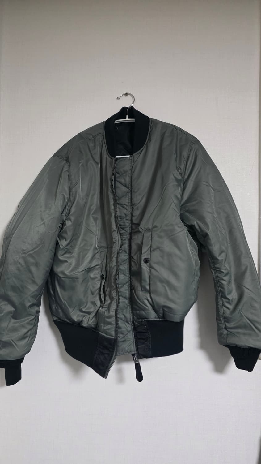 [M] 알파인더스트리 리버시블 Zippered print MA-1 상품이미지5