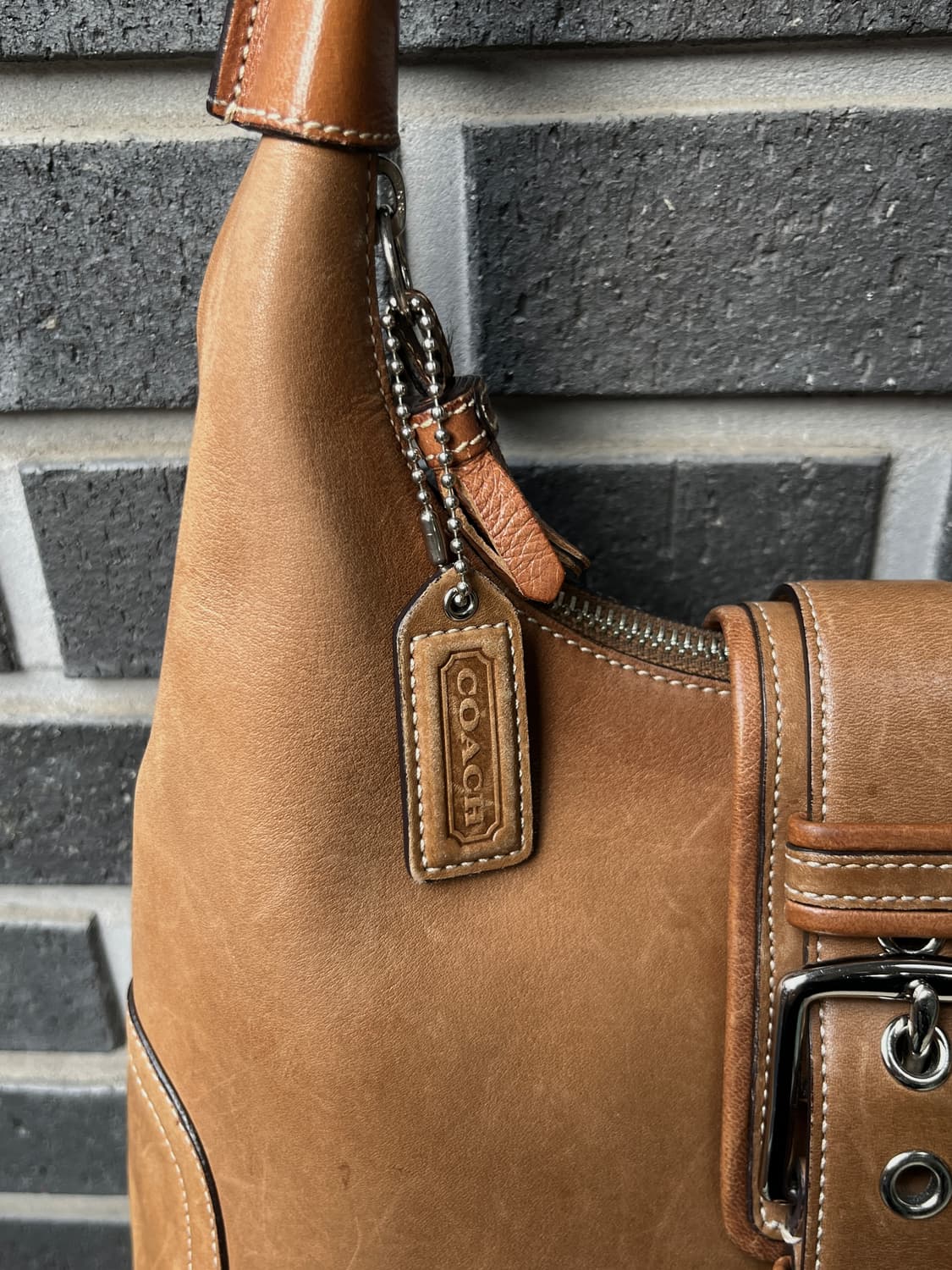 00s Coach 코치 소호 버클백 브라운 상품이미지5