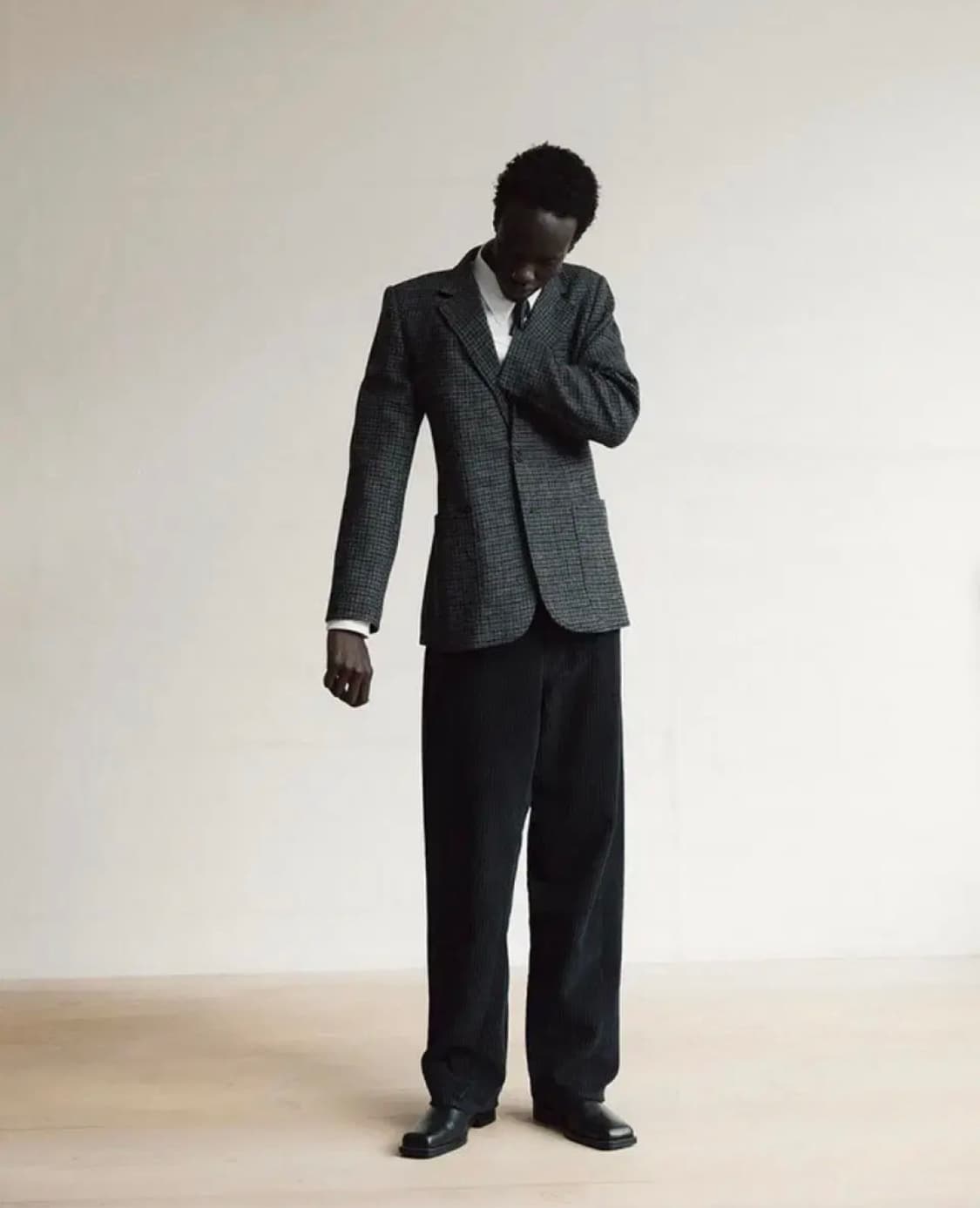 선플라워 와이드 트위스트 코듀로이 팬츠  상품이미지1