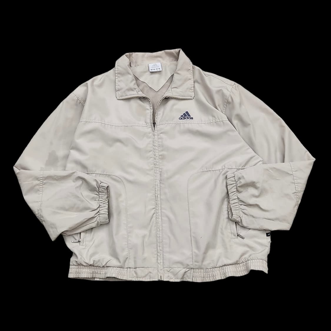 아디다스 베이지 올드스쿨 바람막이 상품이미지1