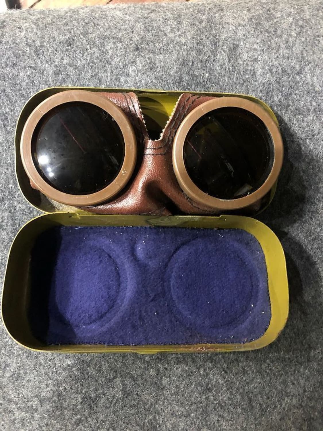 소련파일럿가죽고글 상품이미지1