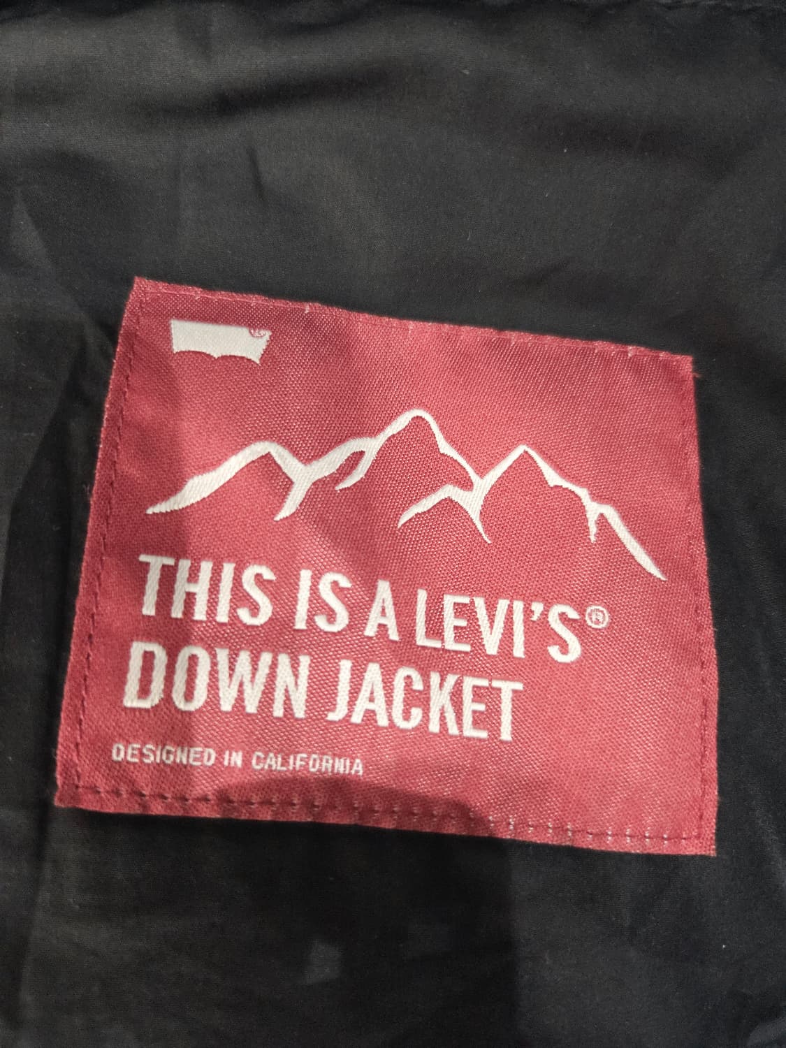 리바이스 덕다운 블랙 패딩_M 상품이미지6